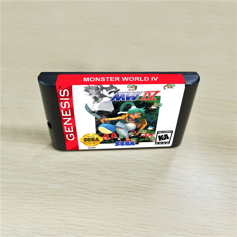 Картридж для игр Monster World IV 16 бит MD консоль MegaDrive Genesis|Запасные части| |