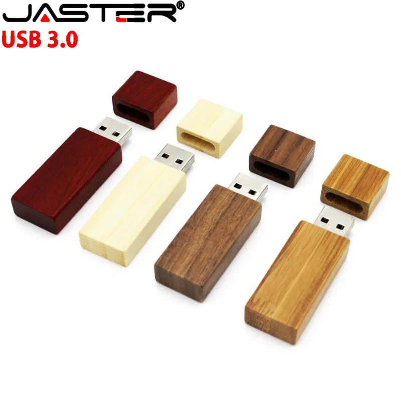 USB-флеш-накопитель JASTER деревянный высокоскоростной с логотипом на заказ 4/8/16/32/64