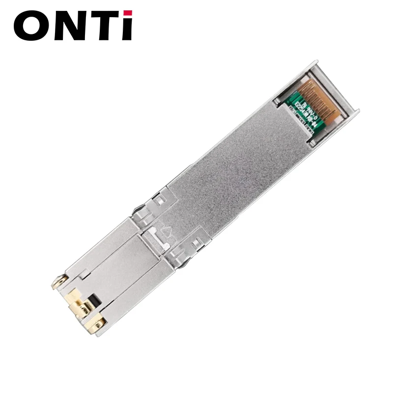 onti 10g rj45 copper sfp module 10gbase tx ethernet fiber optic ftth compatible with ciscomikrotik switch 30m free global shipping
