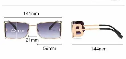 

Bu1 Retro Original Brand Designer classic Sunglasses UV Protection For Men/Women prescription Sun Glasses B2103