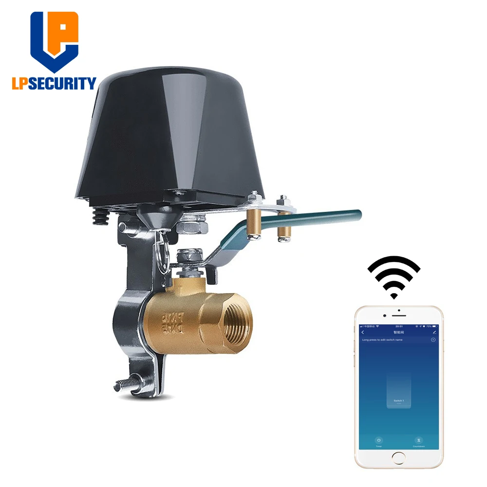 Беспроводной WiFi 2,4G APP пульт дистанционного управления Электрический автоматический клапан для газа/воды автоматический манипулятор