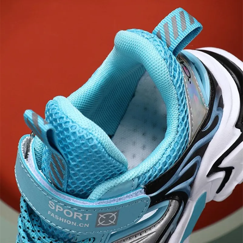 

2021 Summer New Children Shoes Mesh Breathable Kids Sport Shoes Fashion Footwear Girls Boys Sneakers 26-37