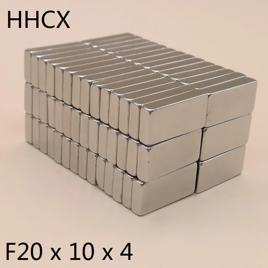 10 20 50 шт./лот магнит 20x10x4 N35 NdFeB 20*10*4 неодимовые магниты x 4 для двигателя |
