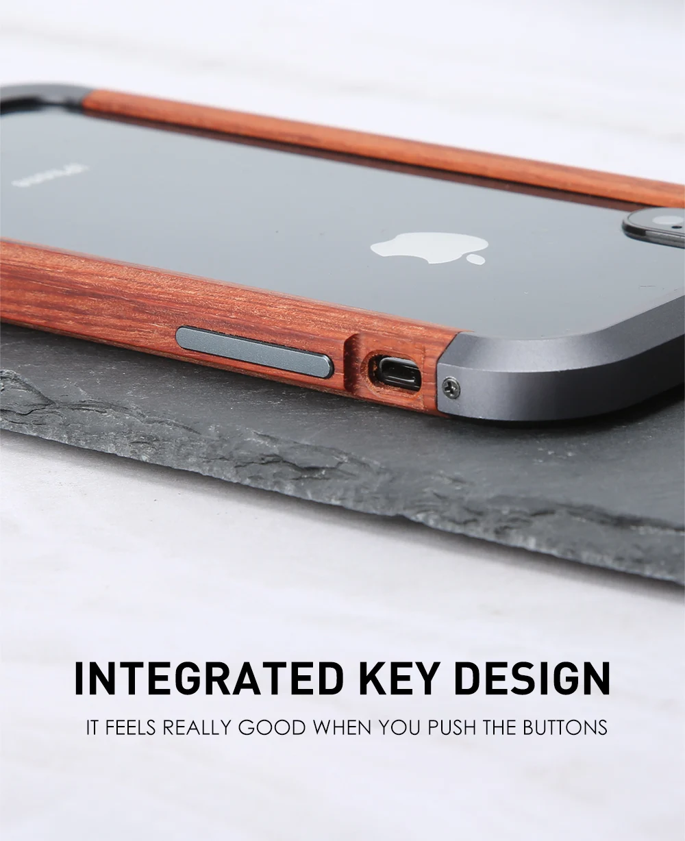 Чехол для телефона iphone X деревянная рамка ретро пара чехол для телефона XsMAX чехол для телефона металлический каркас алюминиевый металлический бампер