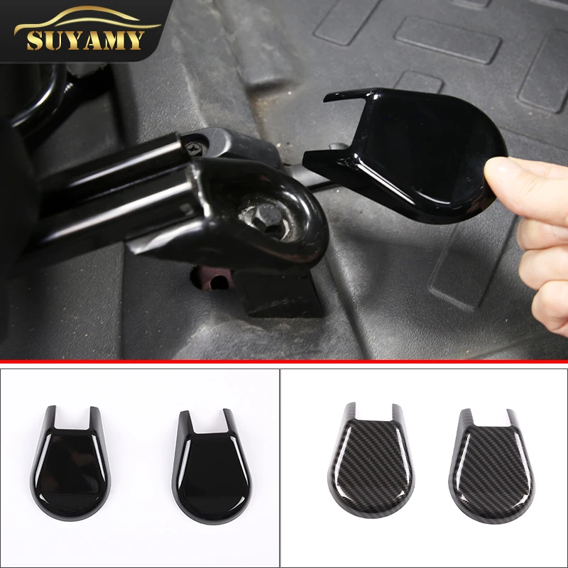 

For Toyota FJ Cruiser 2007-2021 ABS 2 Pcs Car Front Seat Base Anti-Collision Corner Protection Accessories