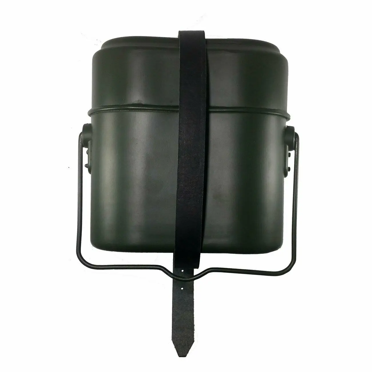 WW2 GERMAN ARMY M31 MESS TIN CANTEEN WITH LEATHER STRAP OUTDOORS MILITARY armyshop2008 | Souvenirs