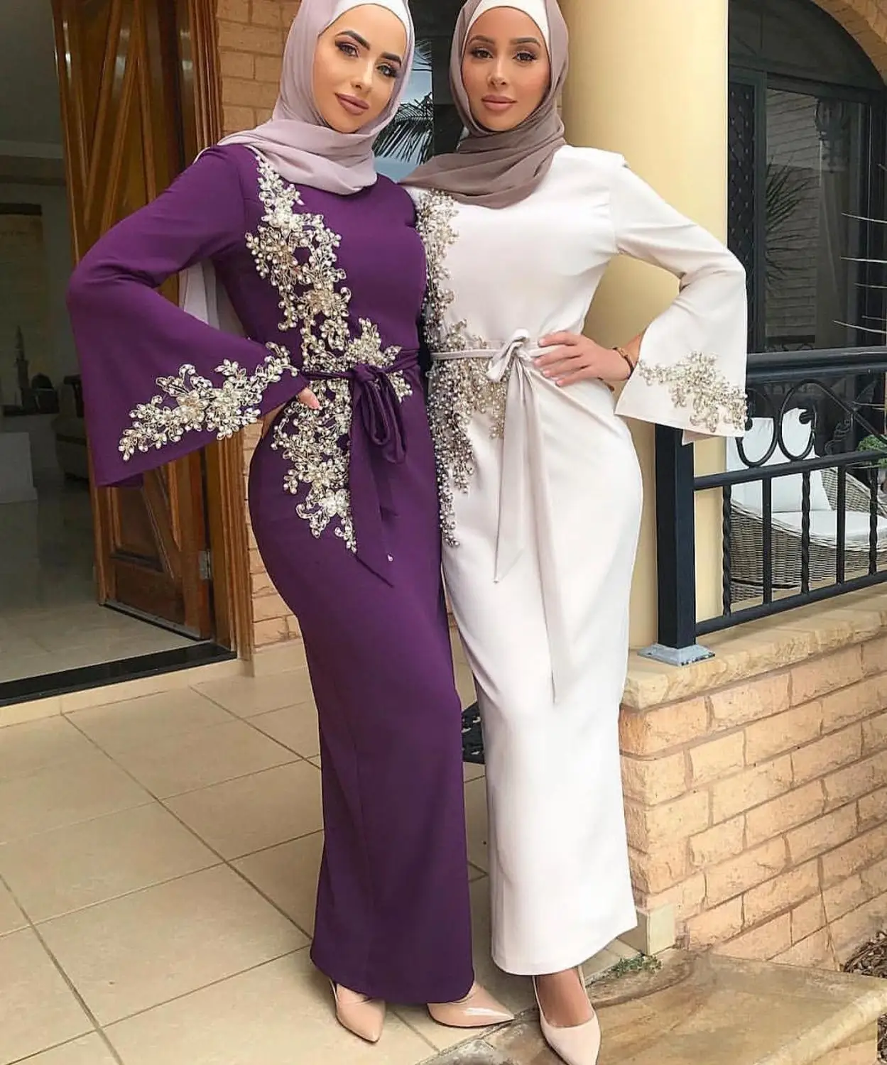 Женская абайя Дубай мусульманский хиджаб платье Abayas женский марокканский кафтан