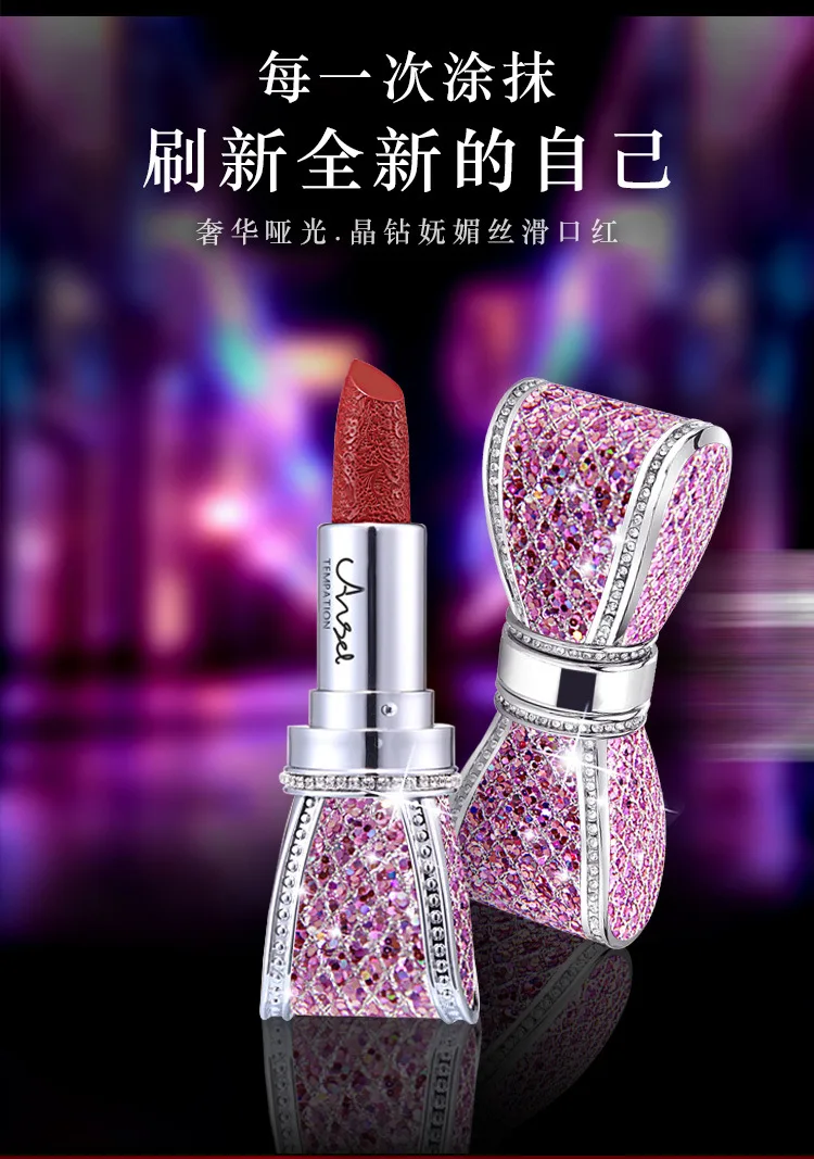 

Angel's temptation bow lipstick carved mermaid matte lipstick female students make-up beauty makeup