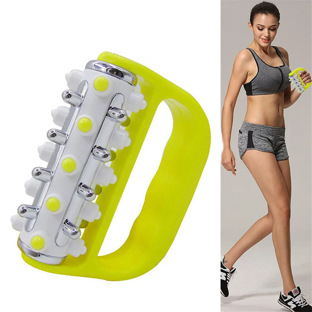 

Антицеллюлитный Массажер ролик 1 шт. Желтый Жир Управление ролики для массажа ног живота шеи и ягодиц после родов Быстро антицеллюлитный ма...