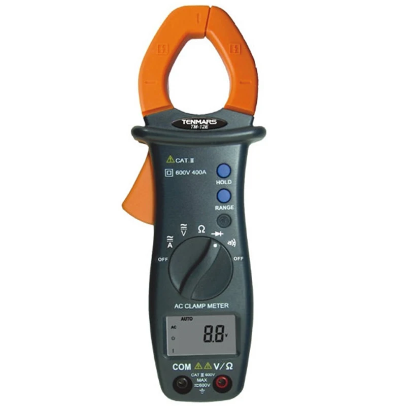 TENMARS TM 12E профессии AC/DC Клещи Высокая Скорость Bargraph.3 3/4 цифра ЖК дисплей с