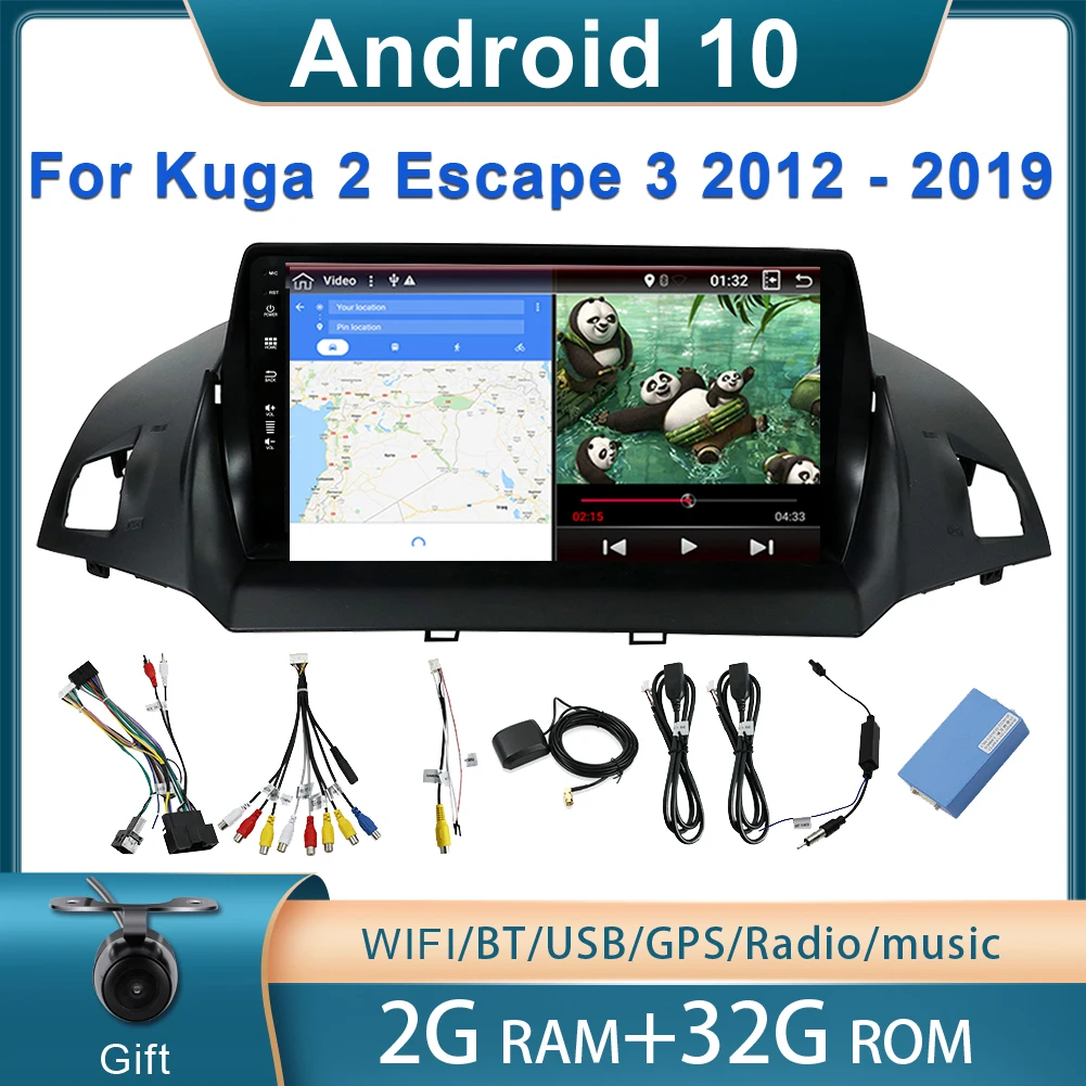 baratas Bosion Para Ford Kuga 2 Escape 3 2012 - 2019 Rádio Do Carro Reprodutor De Vídeo Multimídia Navegação Gps Android Nenhum 2din 2 Din Carro Dvd Usb