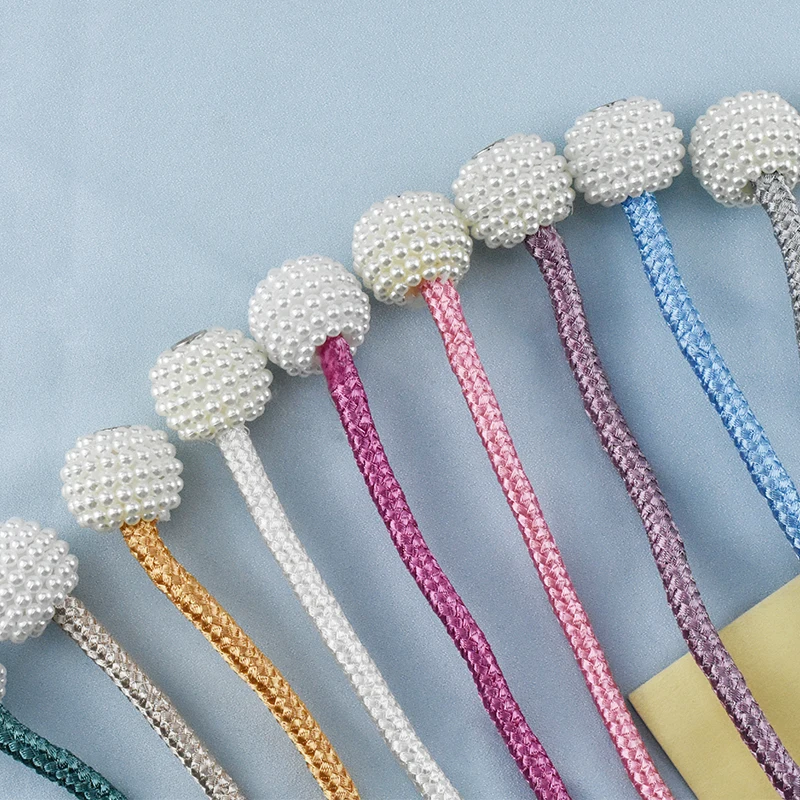 Жемчужный магнитный зажим для штор держатель в домашних условиях подвесные