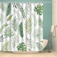forest green plant tree landscape shower curtains high quality bath curtain waterproof mildew proof curtain in the bathroom