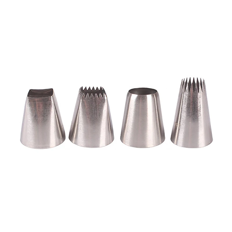 Кухонные приспособления 3/4 шт./компл. серебристые Кондитерские насадки из