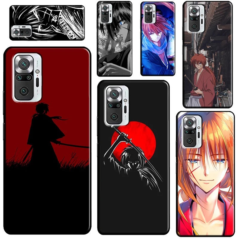 

Ruroni Kenshin Anime Poster For Xiaomi Redmi Note 10 Pro Note 9 Pro 8T 9S Note 8 Pro Phone Case For Redmi 9 9C 9T 9A