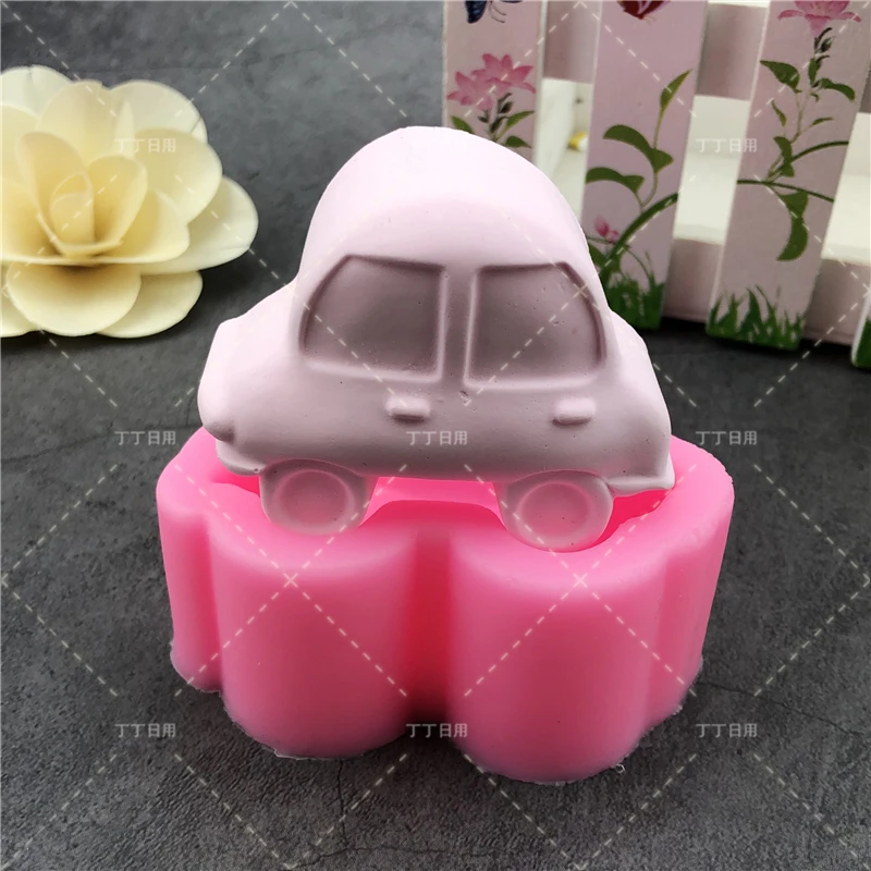 3D GTR мультфильм автомобиль силиконовые помадки торт формы конфитюр шоколад декорирование выпечки инструмент формы Кухня Творческий многоразовый материал
