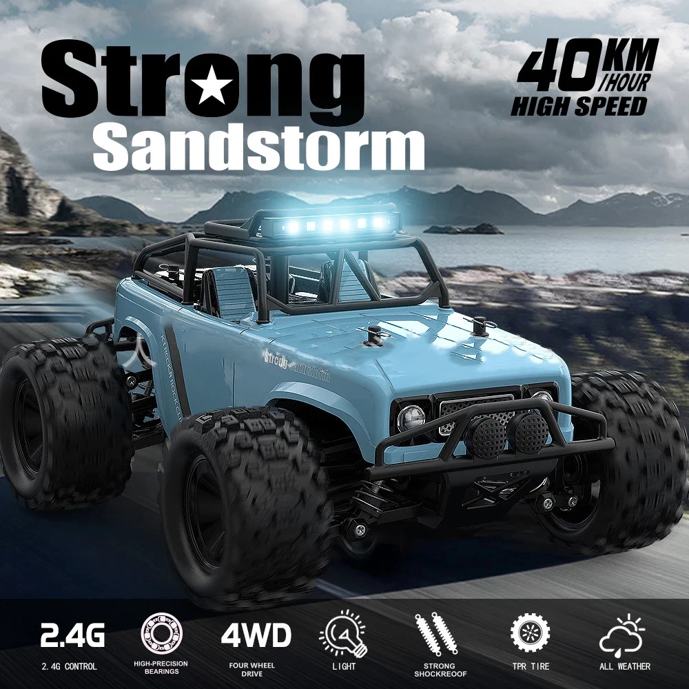 

1:18 Climbing Rc Car 50KM/H 2.4G Remote Control High Speed Off-Road 4WD Toys Racing Vehicle Children Boy Electric Climbling Car