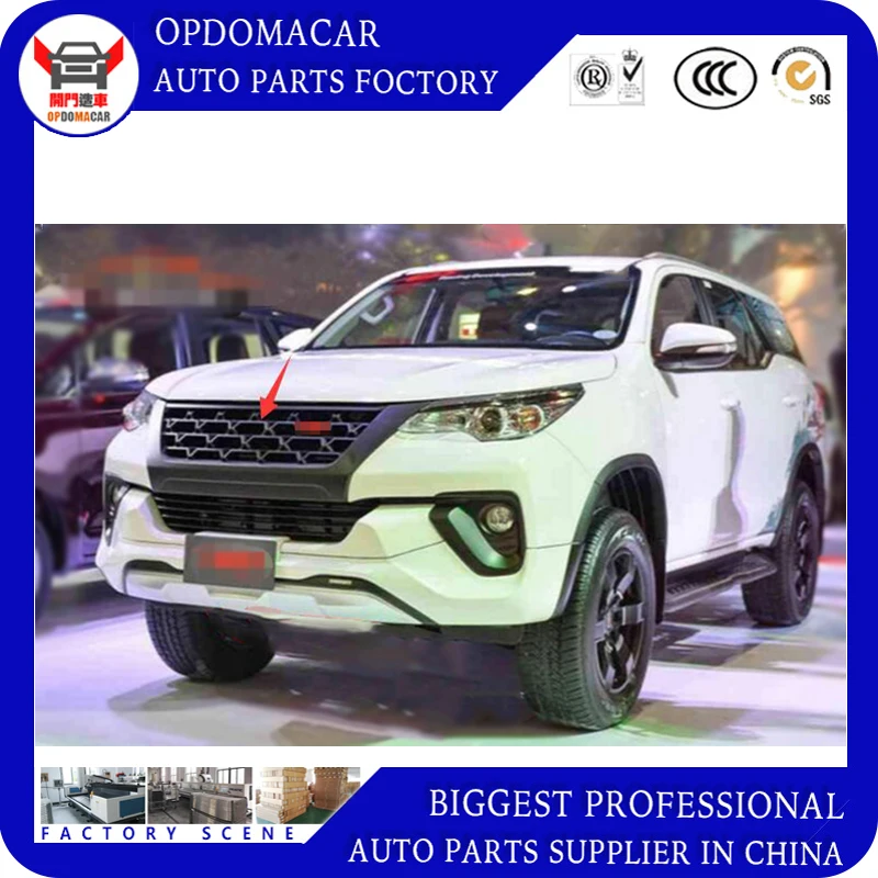

High quality Modificate ABS car front grille racing grills grill for Fortuner 2016 2017 2018 grills
