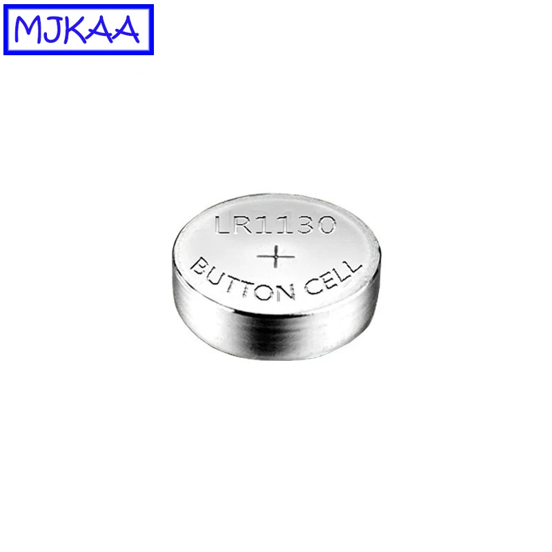 Кнопочный аккумулятор MJKAA 100 X AG10 1 5 в LR1130 1130 SR1130 389A LR54 L1131 189 80 мАч|Часовые батарейки|