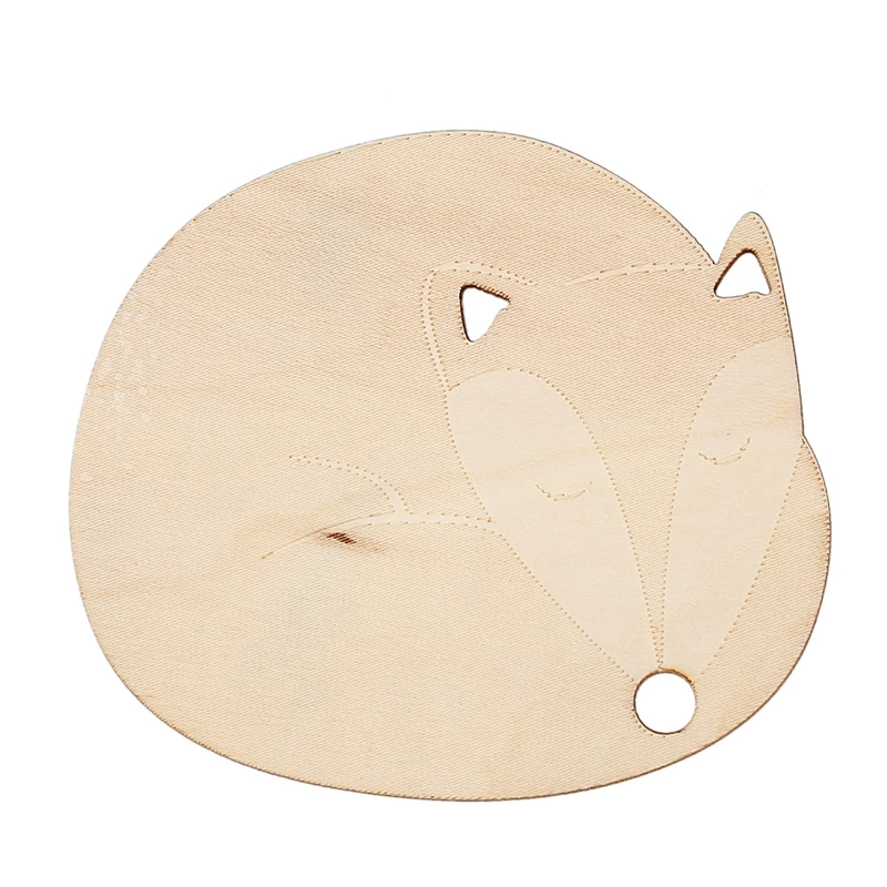 Кота лисы собаки олень уступили деревянная подставка под чашку тепла