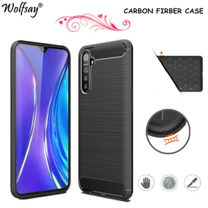 Carbon Fiber Cover For Oppo Realme XT Case Silicone Rubber Bumper
Shockproof Cover For Oppo Realme XT Case Realme XT 730G XT