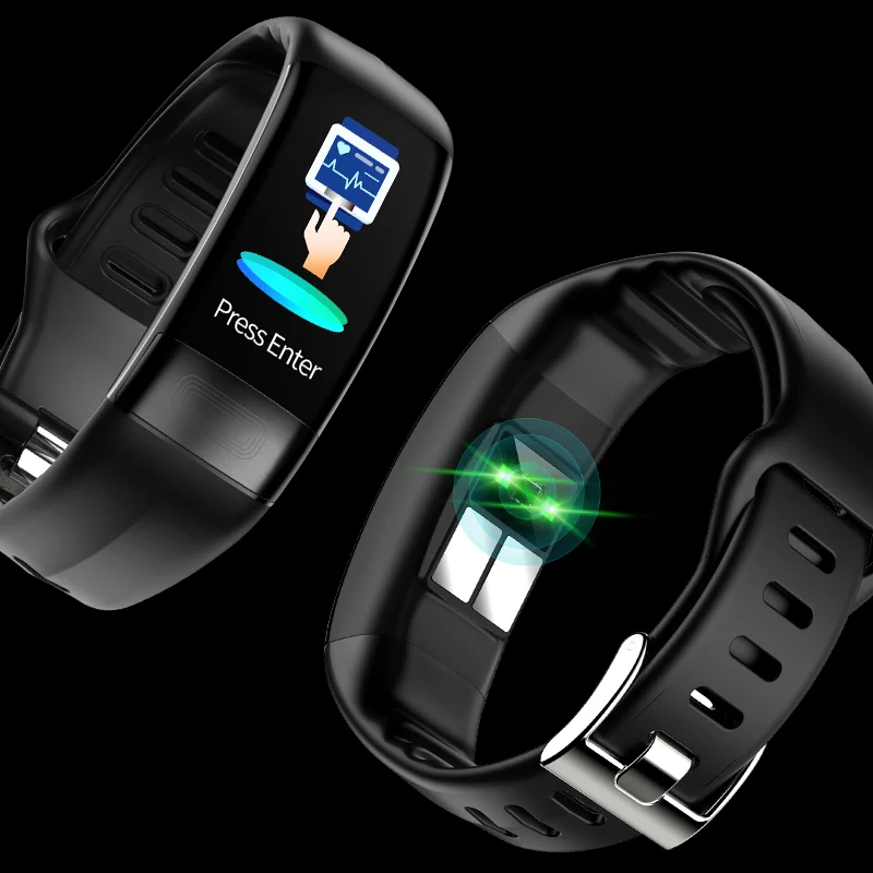 Новый Smartband P11 ЭКГ Смарт часы монитор сердечного ритма PPG умный Браслет приборы