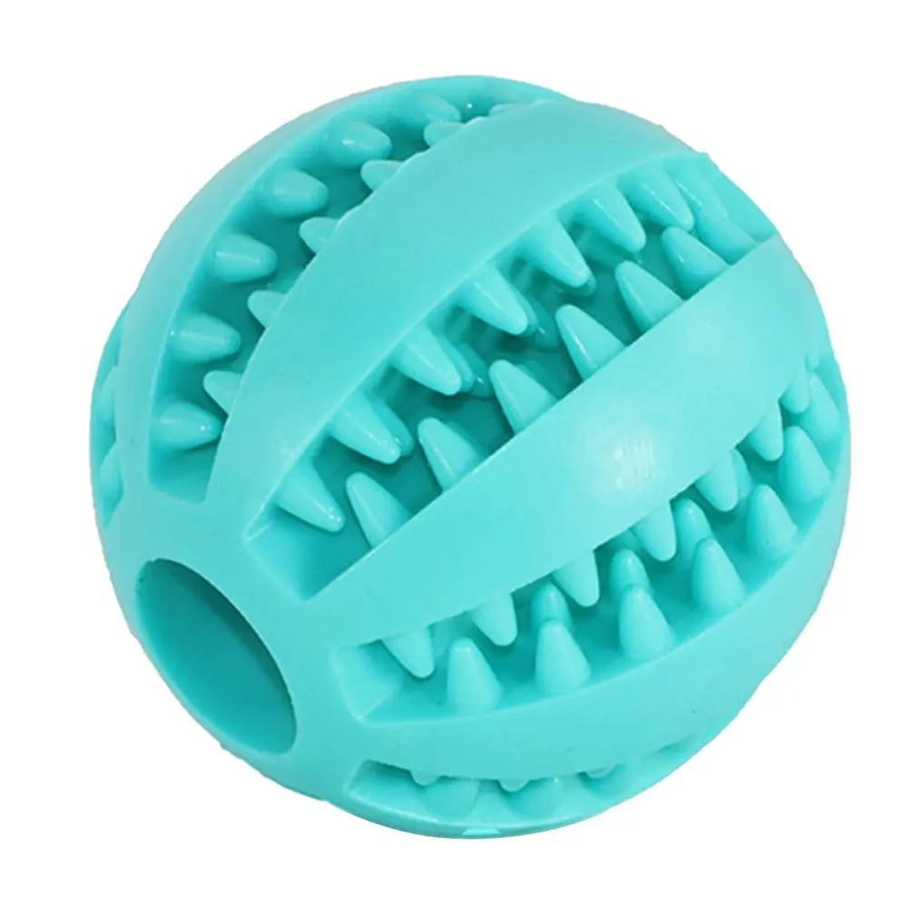 

Резиновый мяч для жевания, Нетоксичная игрушка для собак, щенков, кошек, мяч для прорезывания зубов
