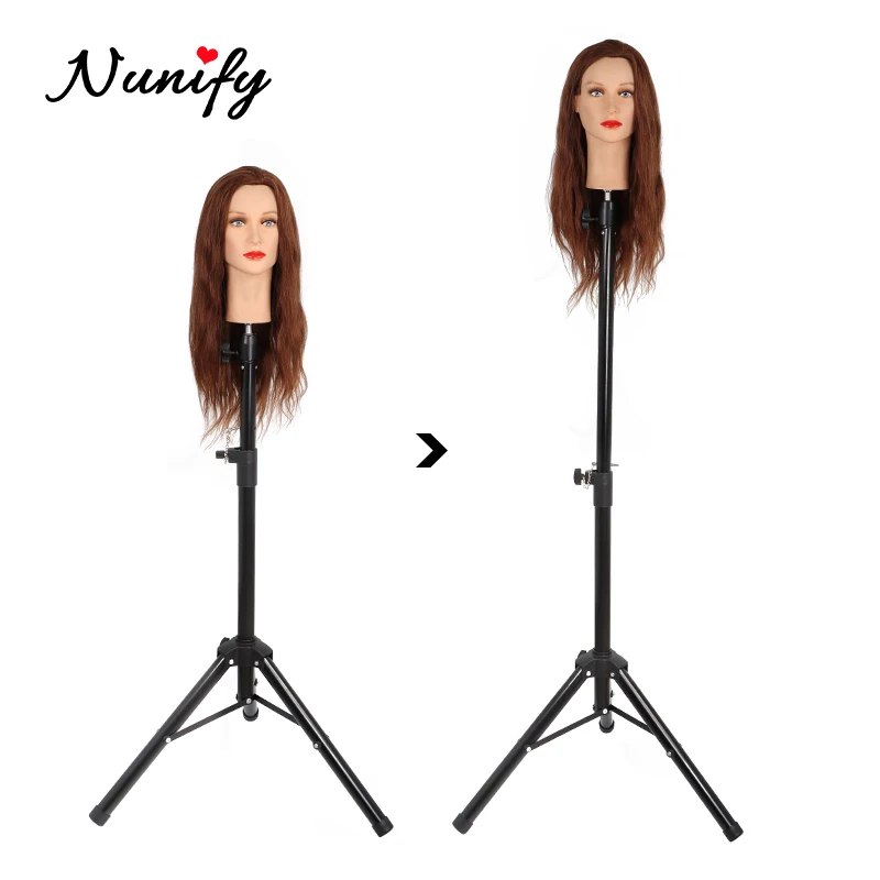 Nunify парик стенд манекен штатив держатель голова Парикмахерская учебная головка