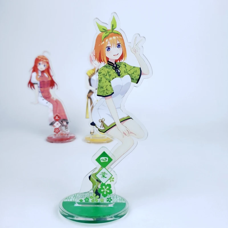 Аниме Go-Toubun no Hanayome The Quintessential Quintuplets Nino Nakano Miku Cosplay Акриловая стойка-фигурка для декора на стол.
