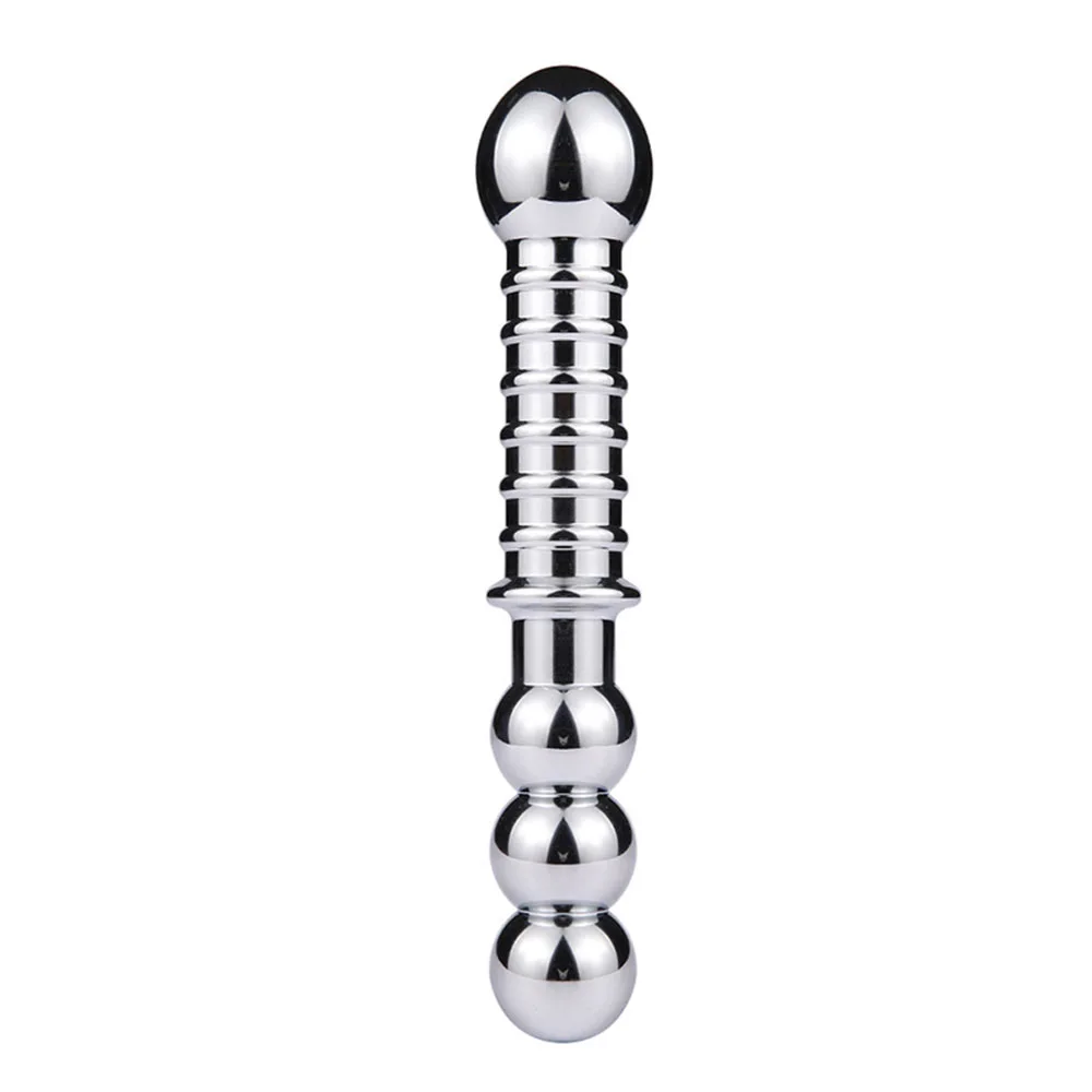 Metal Butt Plug Prostate Massager Anal Dilator For Men And Women Double-headed Masturbation Alternative Adult Sex Toys | Красота и