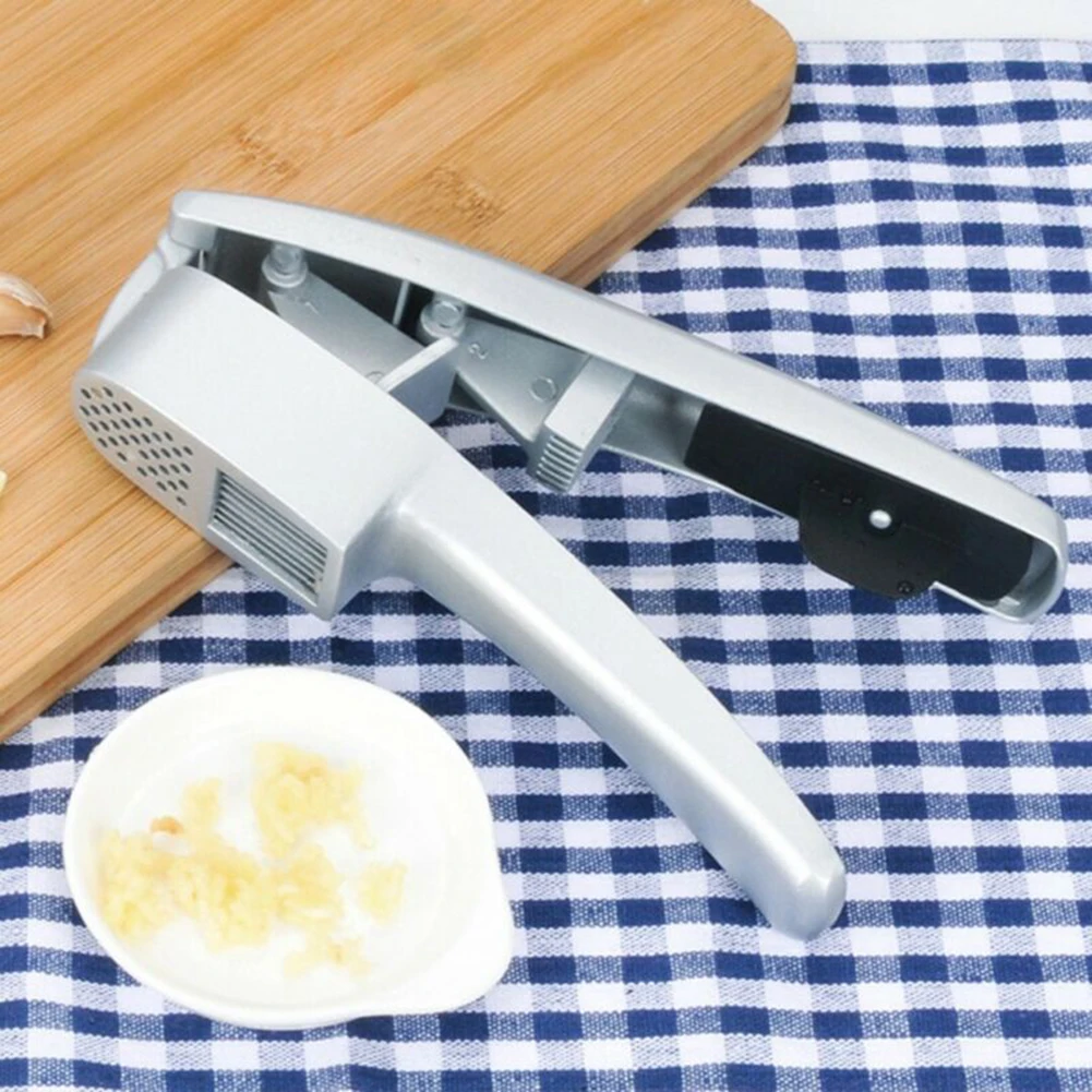 Отжим чесночный пресс резак инструмент Домашняя Кухня серебро двойного