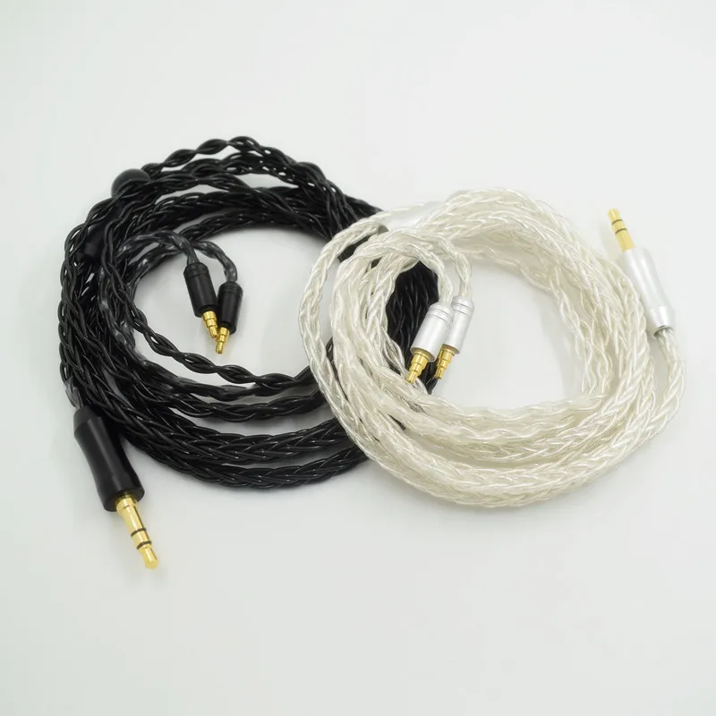 

IE40PRO 8-ядерный монокристалл Медь Посеребренные обновления замена кабеля наушников аудио кабель