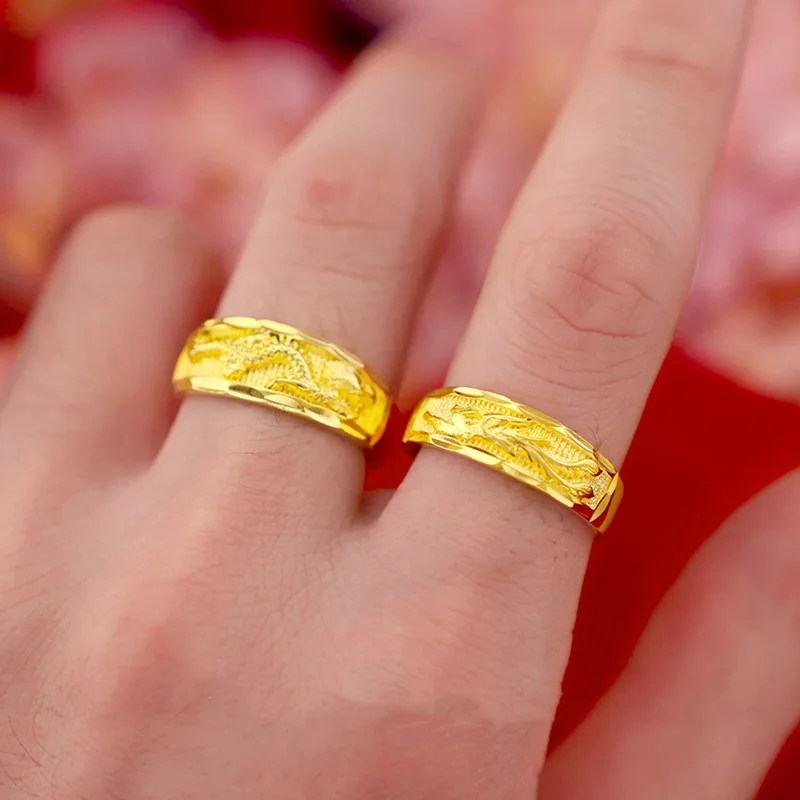 

Открытое регулируемое кольцо для мужчин и женщин, 18k