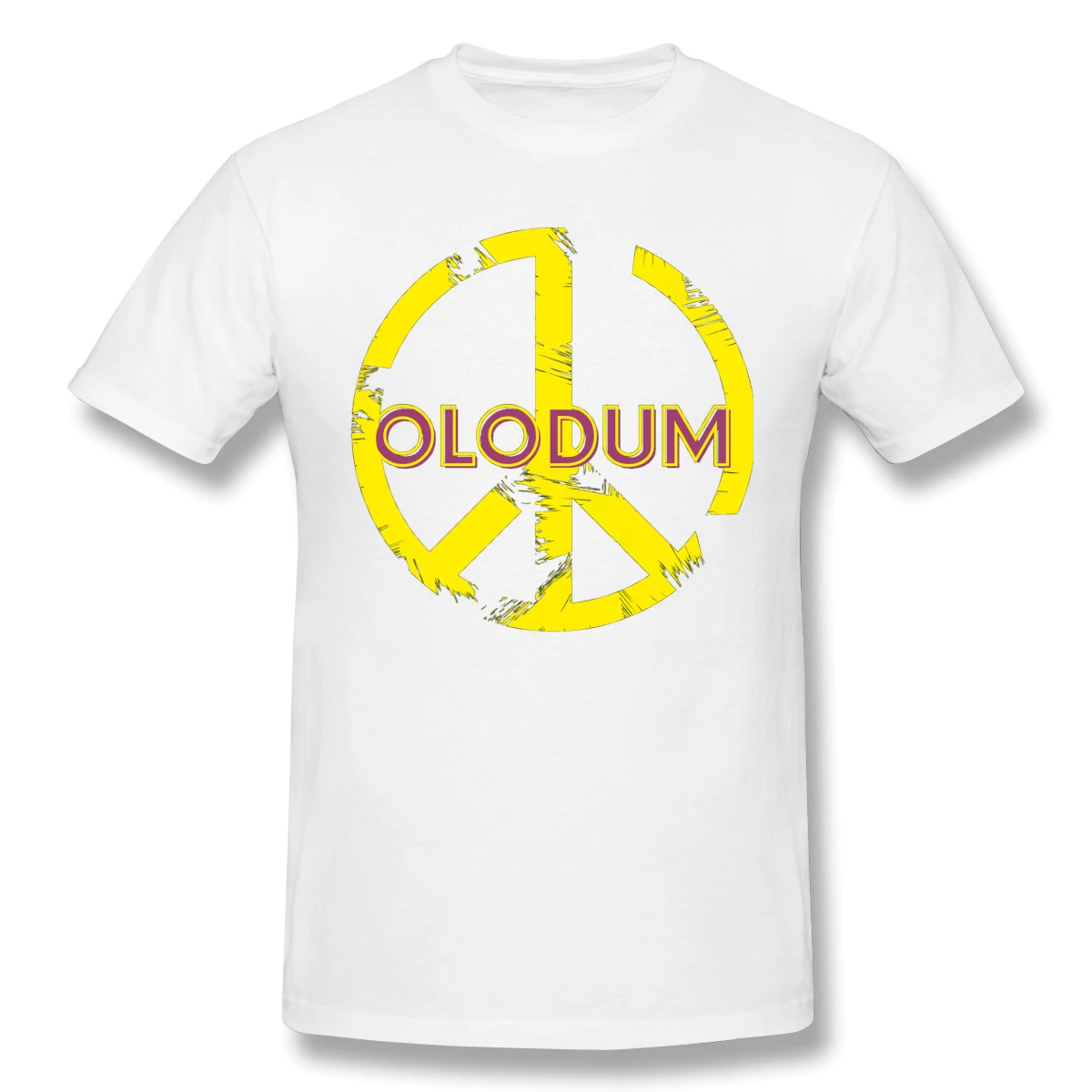 Футболка мужская с символикой мира для тех кто желает между людьми Классическая