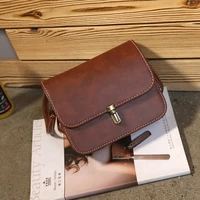 korean version bag women 2020 new retro briefcase wild mini solid color single shoulder messenger bag fashion soft leather bag