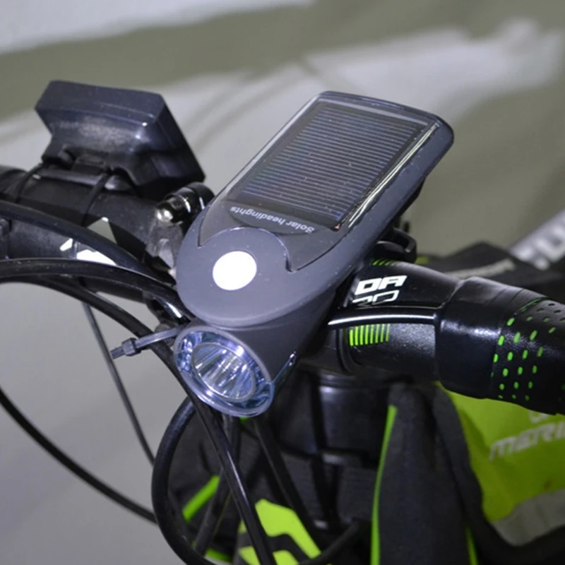 

Front Lamp for Bike Bicycle Light USB Solar Charging Waterproof Antifreeze