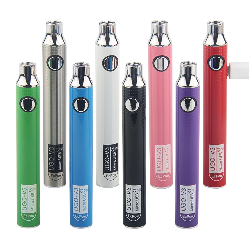 Vape мод UGO V3 электронная сигарета 650 мАч 900 преднагреватель батареи Регулируемый