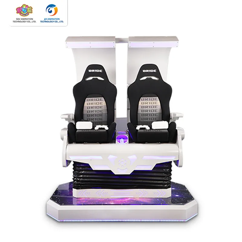 9D VR rotating chairs double player Virtual Reality Game | Coin Operated Games