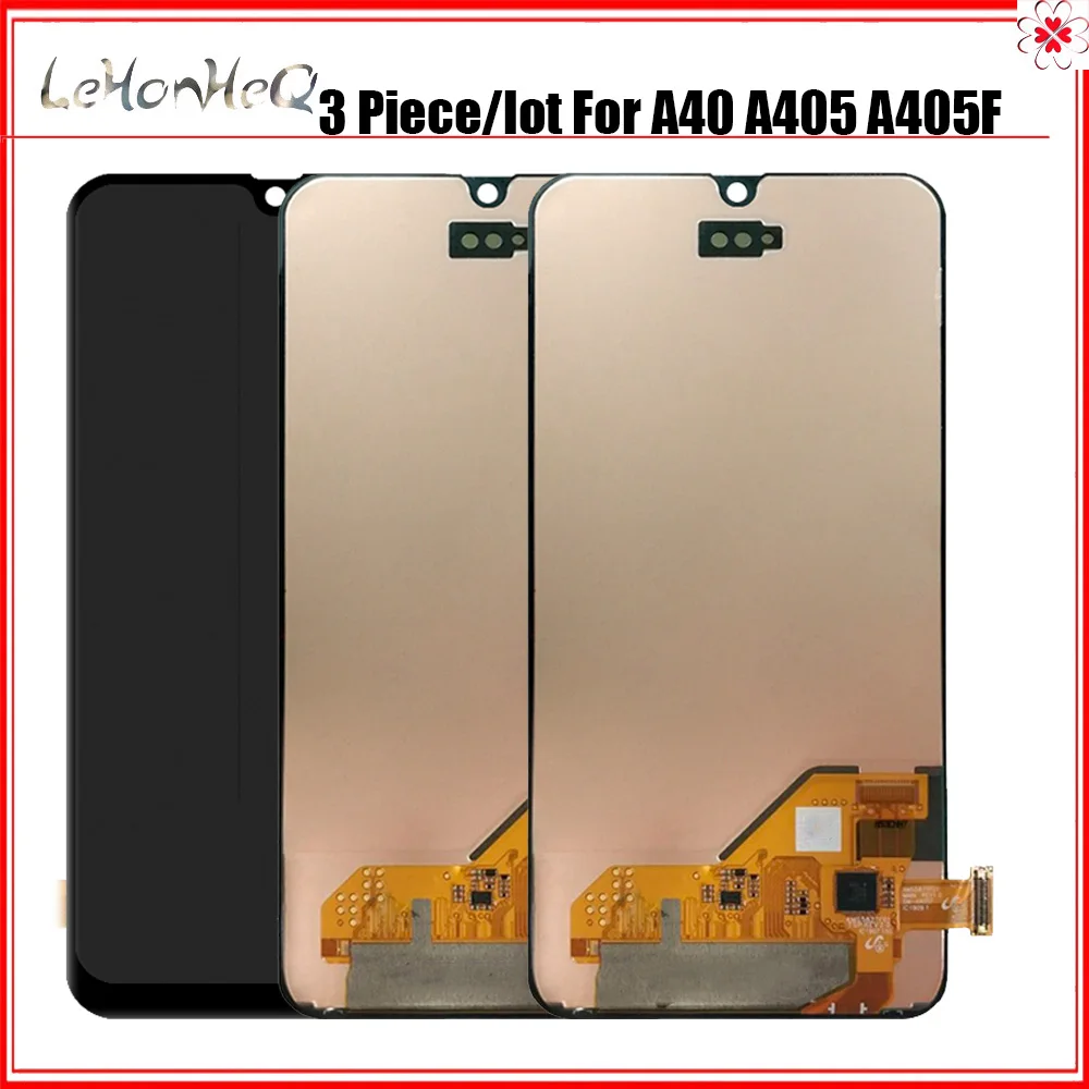 3 шт./лот ЖК дисплей для Samsung A40 A405 дигитайзер сенсорного экрана в сборе Сменные