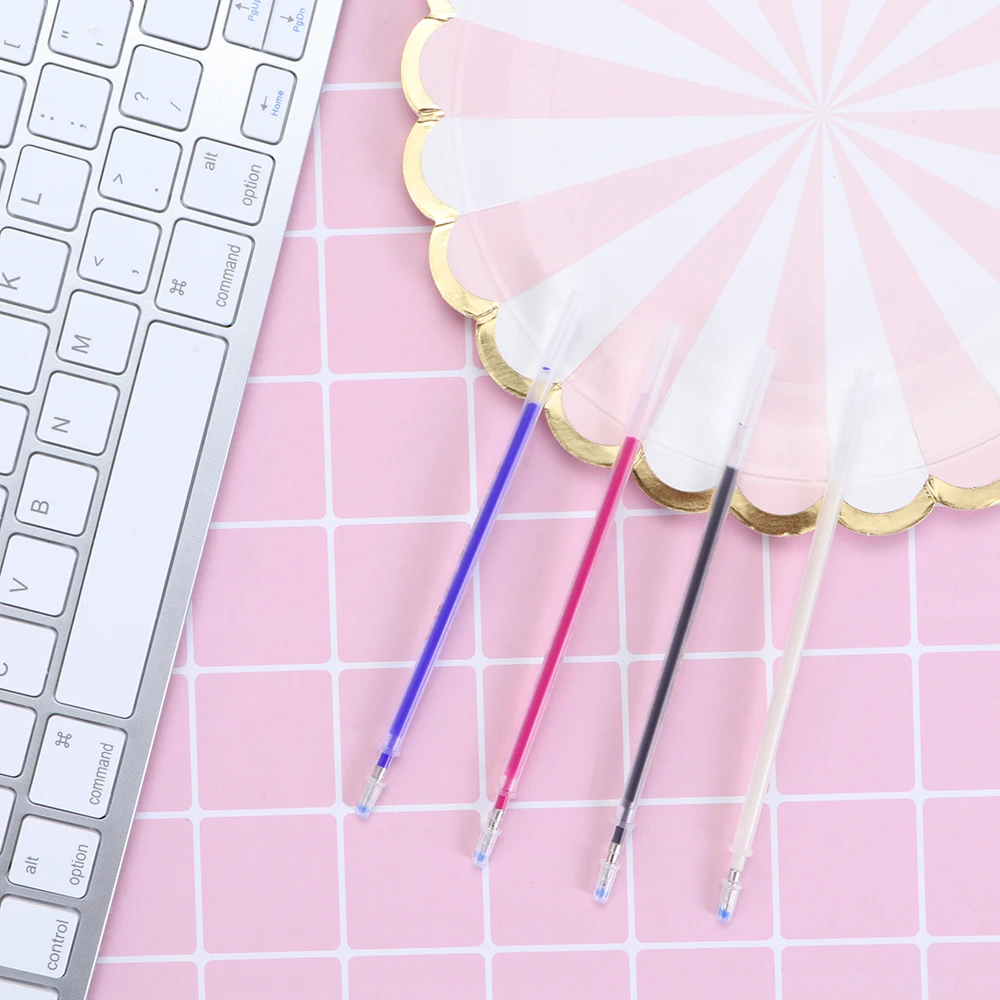 1Set Plastic Heat Wrap Fade Out Fabric Markers Pencil High Temperature Disappearing Marker Pens Sewing Accessories Tools