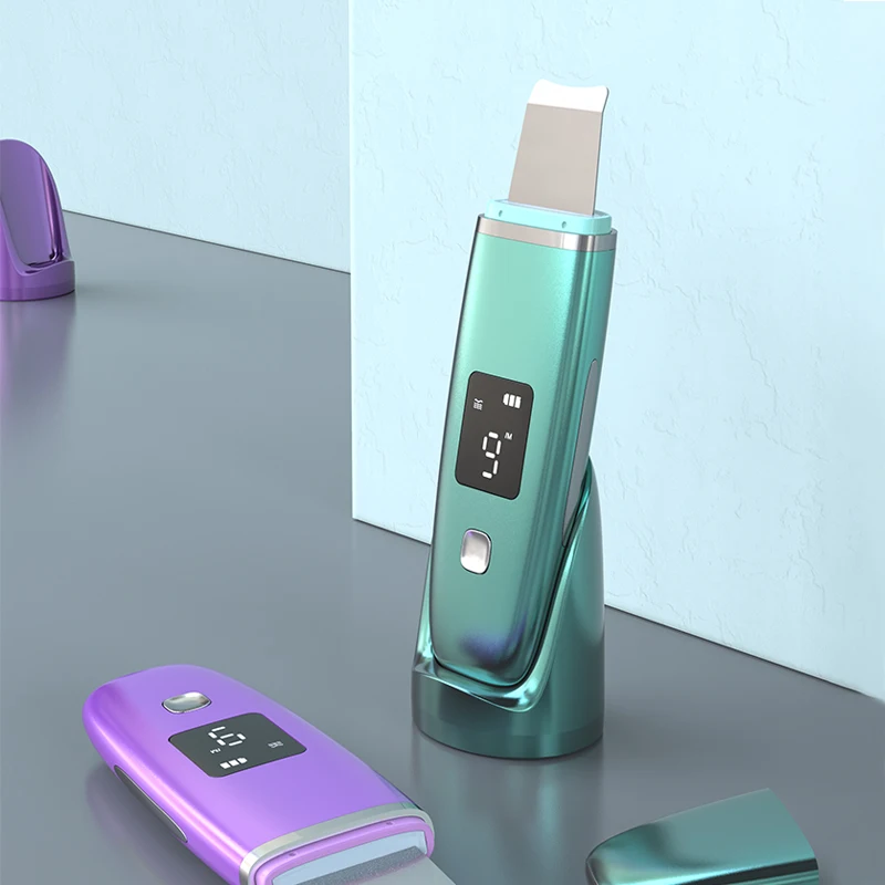 

Ultrasonic Skin Scrubber Deep Face Cleaning Machine Peeling Shovel Facial Pore Cleaner Face Skin Scrubber Lift Machine Beauty