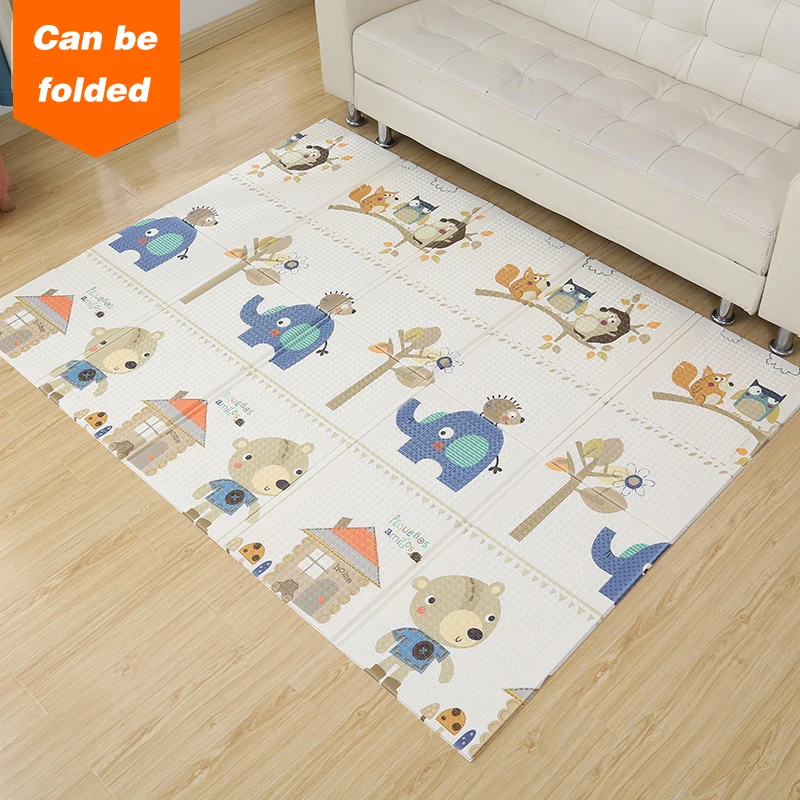 Новый детский коврик для ползания можно сложить высококачественный материал XPE