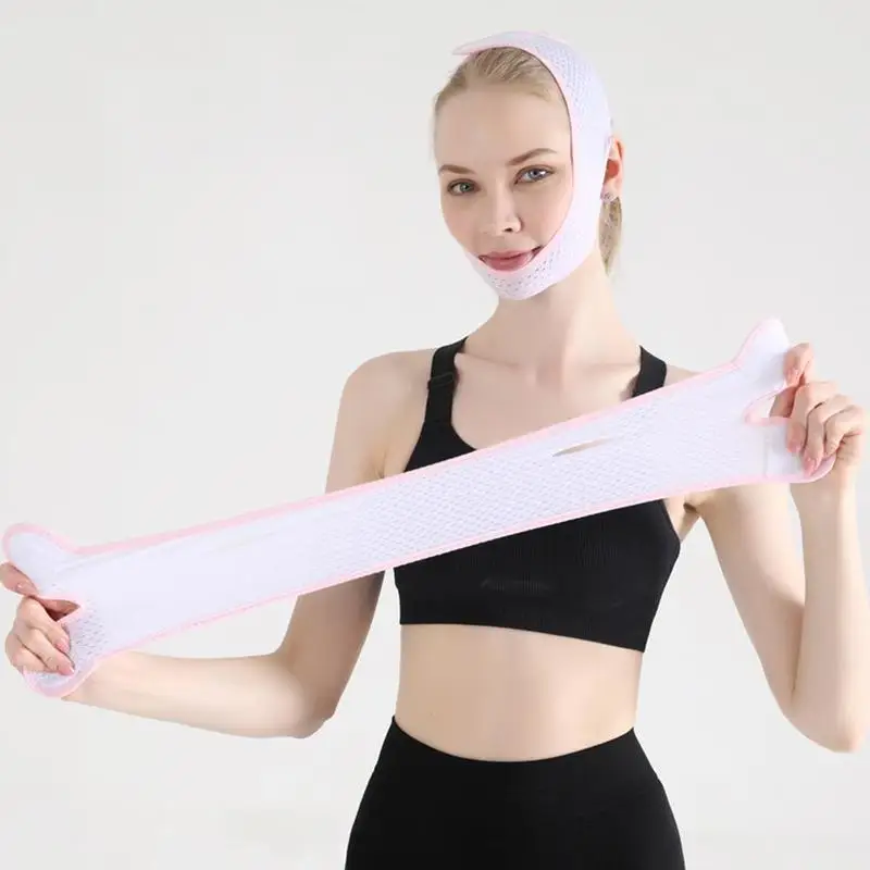 

Small v face artifact Double Chin Face Lifting Firming Skin V Face Bandage Belt Face-Lift Slimming Belt Chin Lift Small V Face