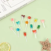 mini cute lollipop simulation resin food doll accessories for dollhouse miniature toy doll kitchen livingroom supplies