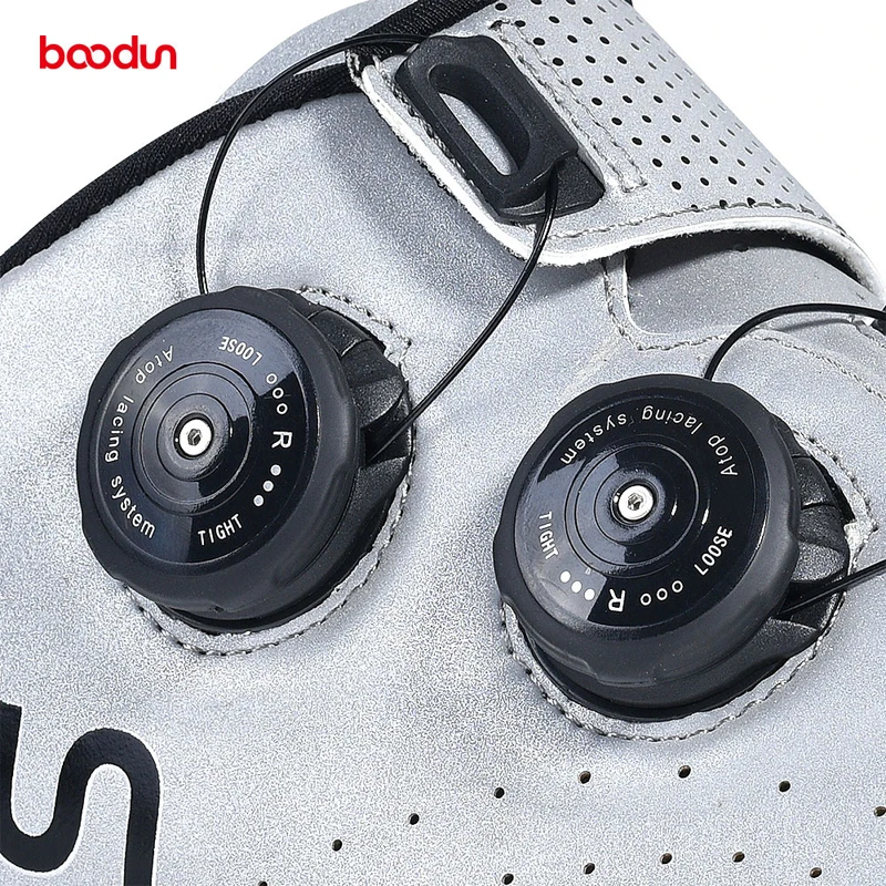 BOODUN/Мужская Светоотражающая велосипедная обувь из углеродного волокна