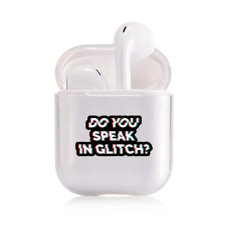 Simple Cute AirPods Case For Apple airpods Case Luxury Cartoon Hard Don't Touch Airpods Case in Bluetooth Earphone Accessories - Цвет: I202522