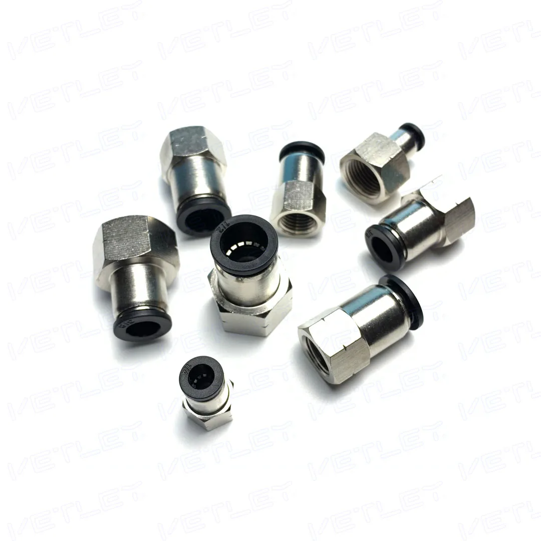 Гнездовой разъем дюймовая трубка NPT американская резьба PCF 1/4NPT1/8 3/8NPT1/4