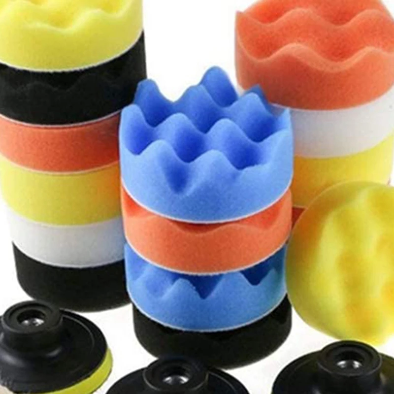 

Car Polishing Sponge Wheel Kits, High Strength for Car Polishing Car Waxing with Drill Adapter Sponge Wheel Kits
