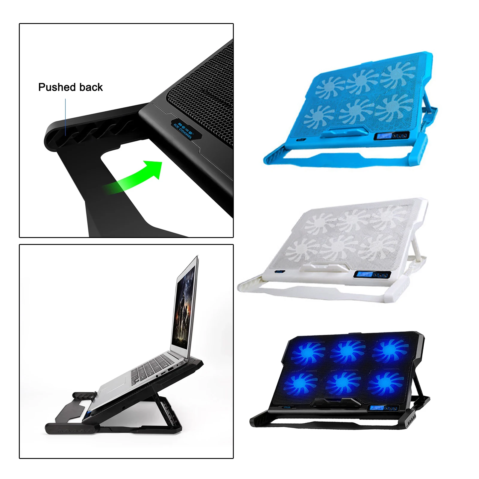 

Охлаждающая подставка для ноутбука 11 ~ 17 дюймов