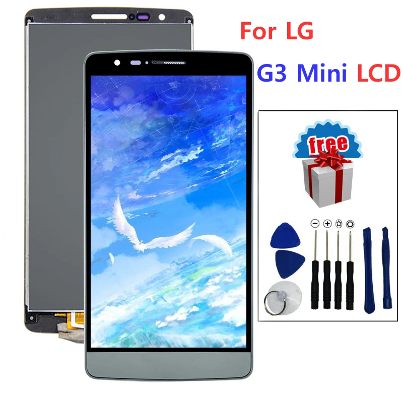 Запасные части для ЖК дисплея LG G3mini G3S дисплей D722 D724 D728 сенсорный экран дигитайзер